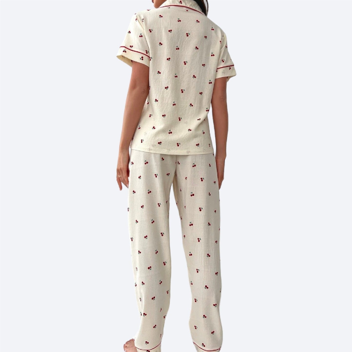 CHERRY PAJAMAS SET - astralfinds.online