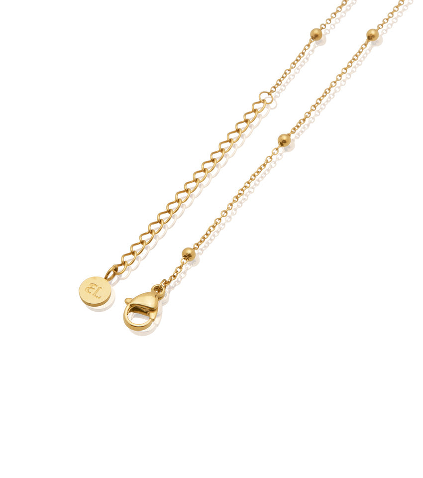 Bubble Initial Necklace - astralfinds.online