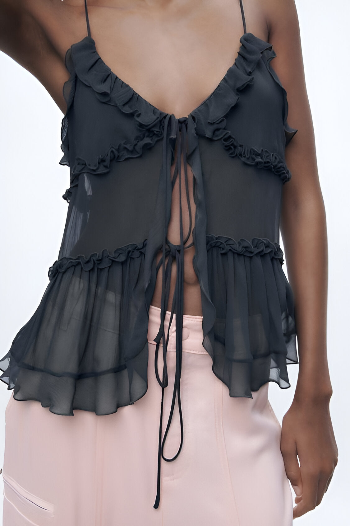 ZARAH Ruffle Top - astralfinds.online