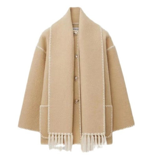 CLARA™ FALL SCARF COAT Astralfinds