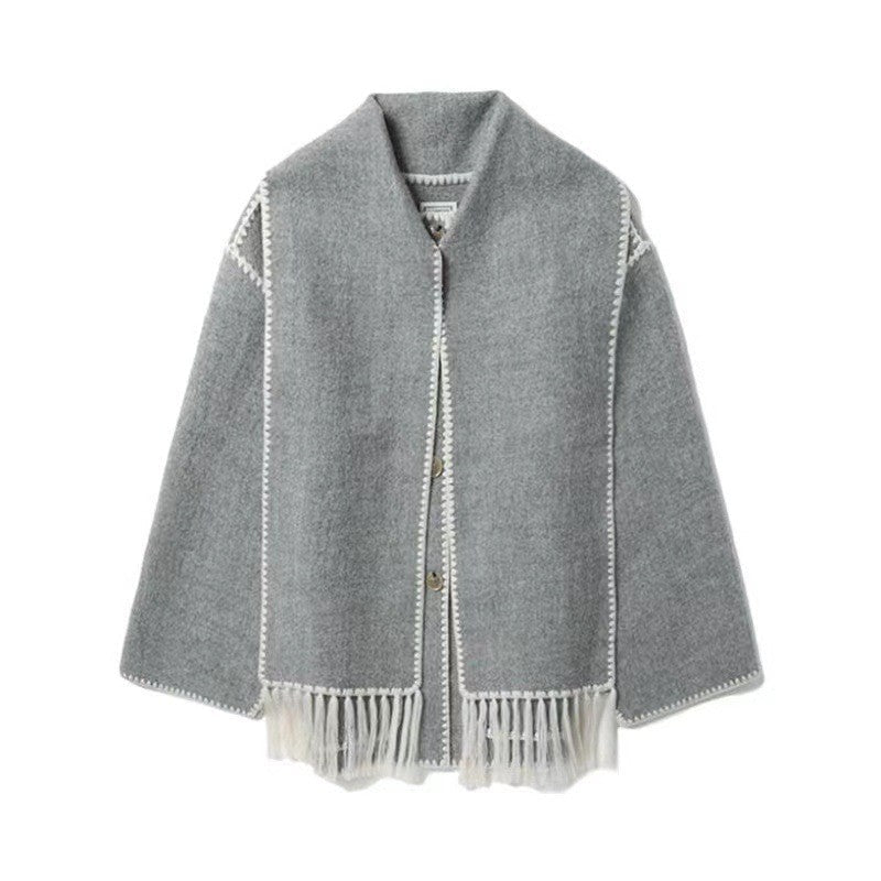 CLARA™ FALL SCARF COAT Astralfinds
