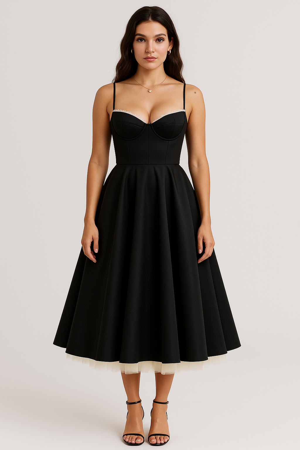 A-line Midi Dress Meracchi London