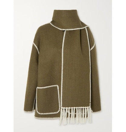 CLARA™ FALL SCARF COAT Astralfinds