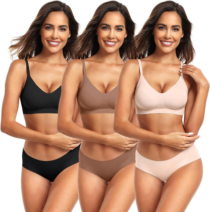 Seamless Bra - No Underwire Push Up