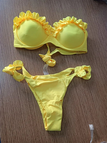 Bandeau 'Sylvie' Print Bikini - astralfinds.online