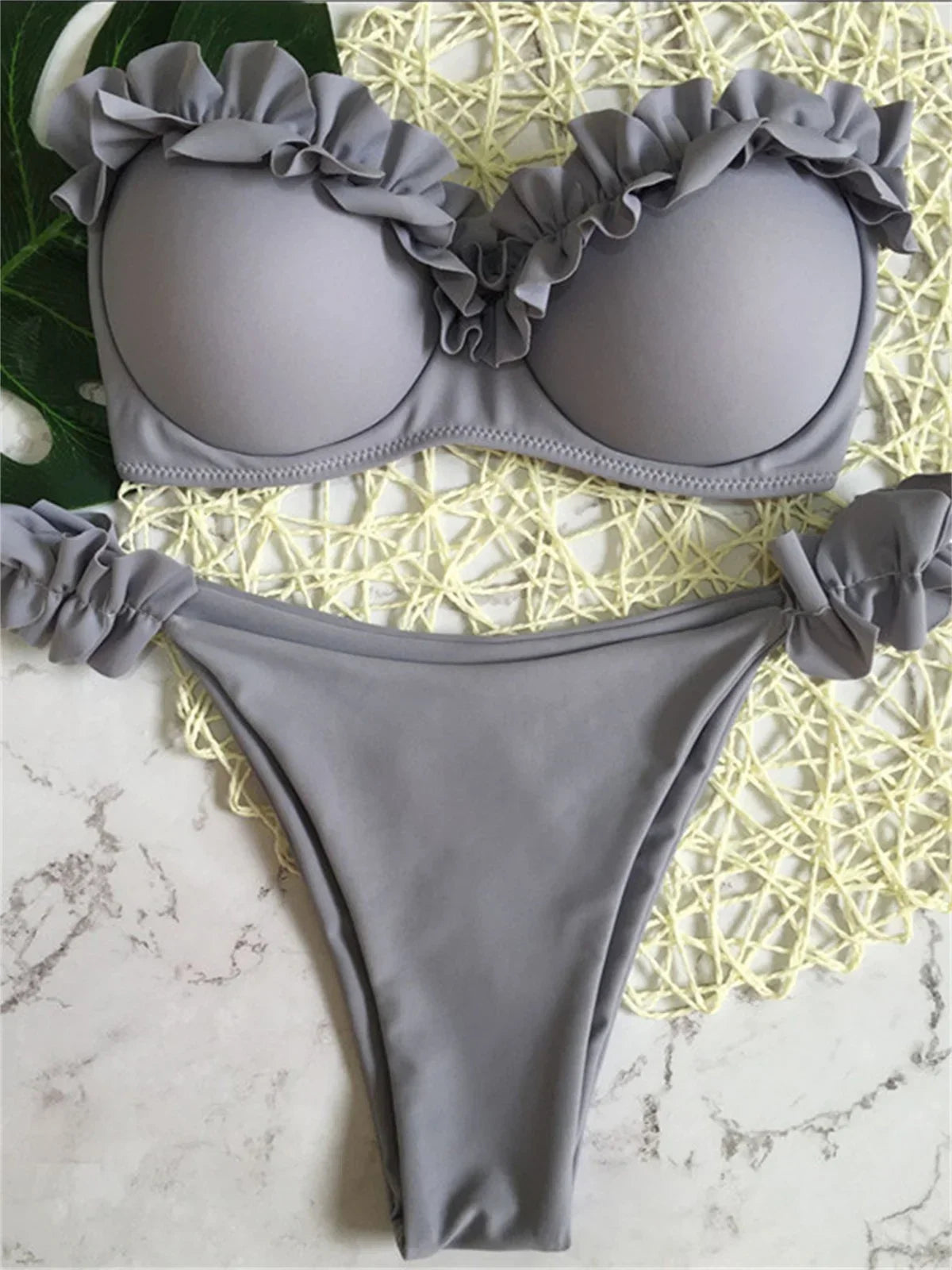 Bandeau 'Sylvie' Print Bikini - astralfinds.online