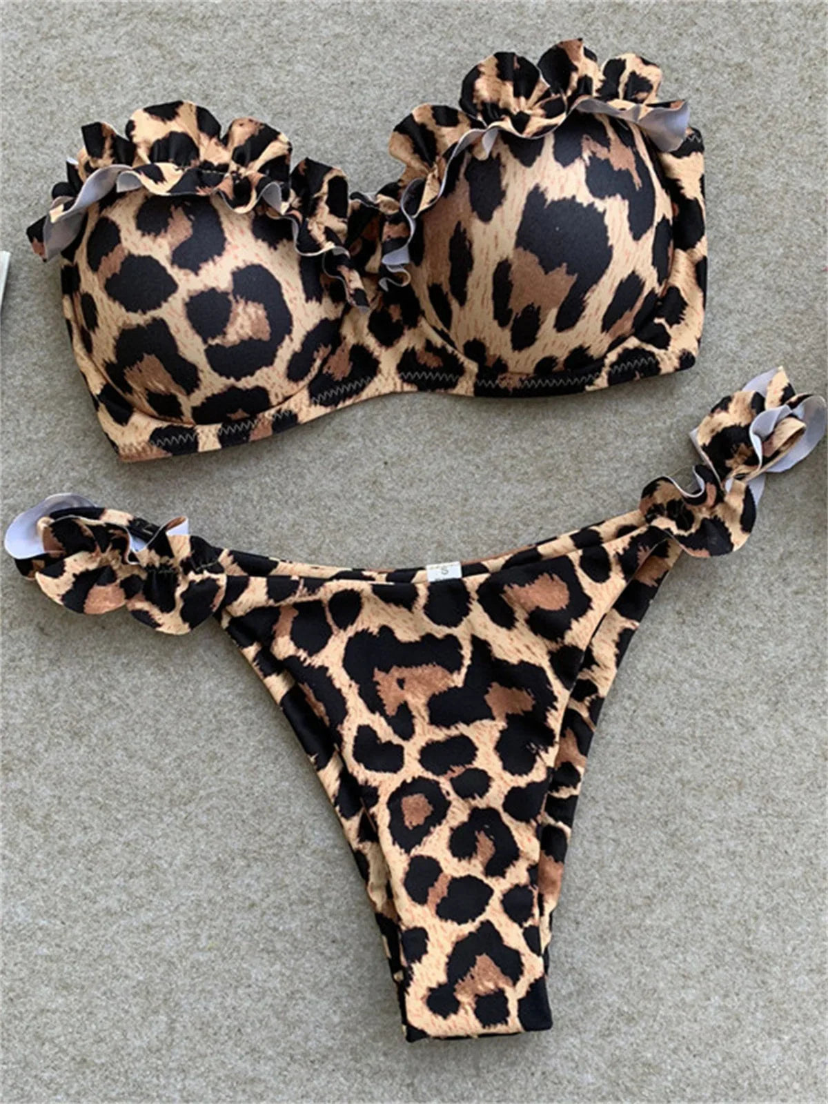 Bandeau 'Sylvie' Print Bikini - astralfinds.online