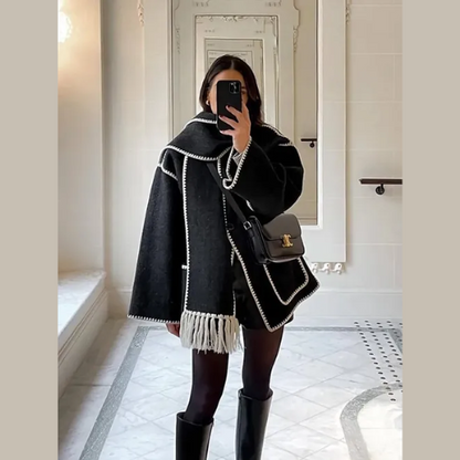 CLARA™ FALL SCARF COAT Astralfinds