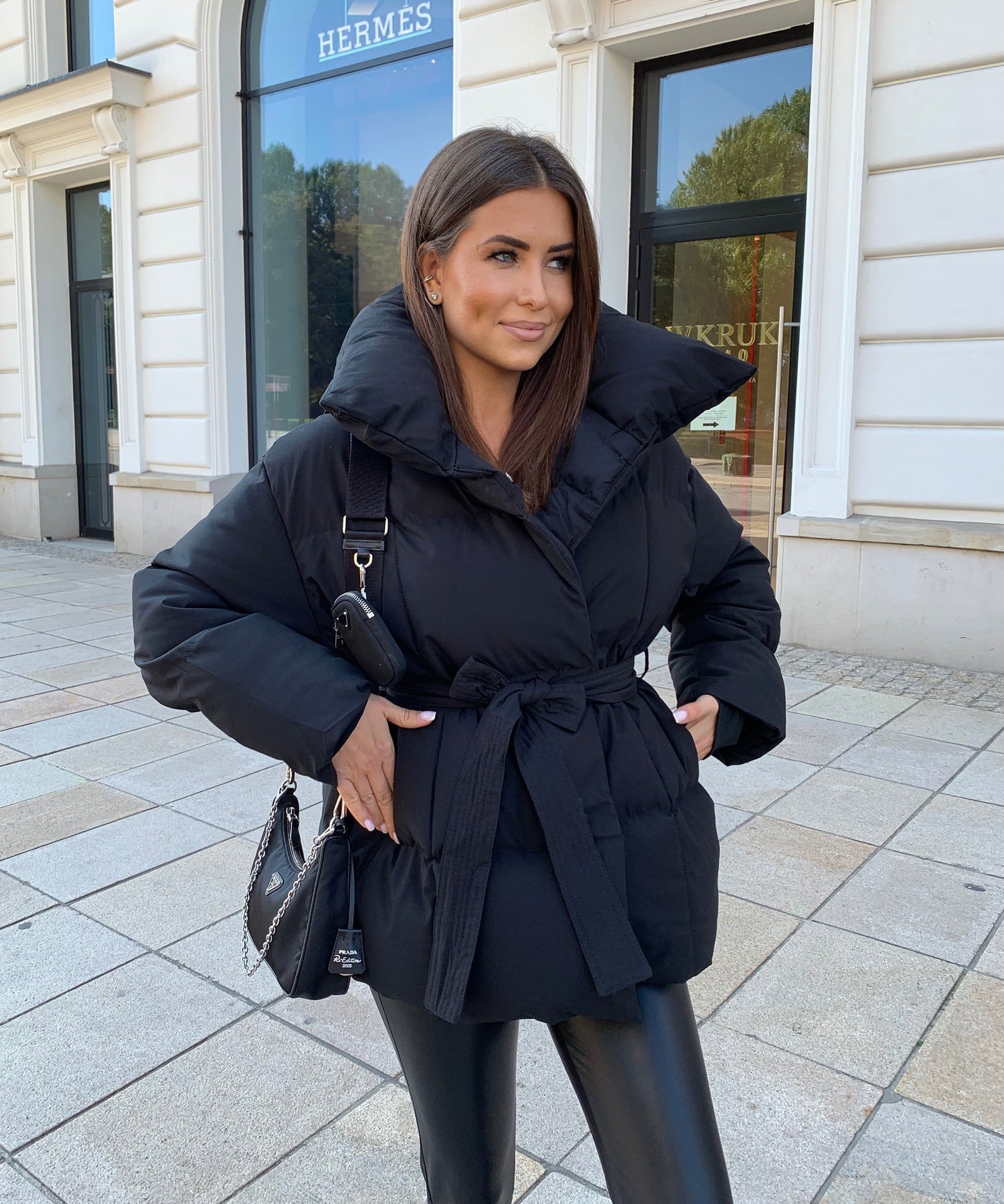 Elena™ | Elegant Lace-Up Quilted Jacket - astralfinds.online