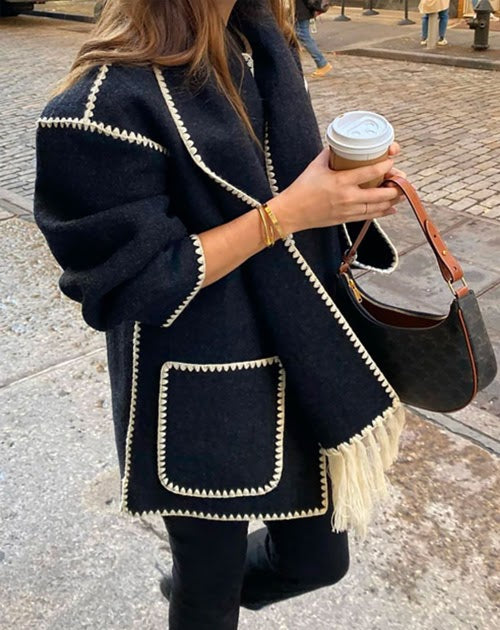 CLARA™ FALL SCARF COAT Astralfinds
