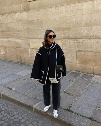CLARA™ FALL SCARF COAT Astralfinds