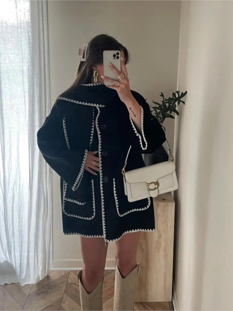 CLARA™ FALL SCARF COAT Astralfinds